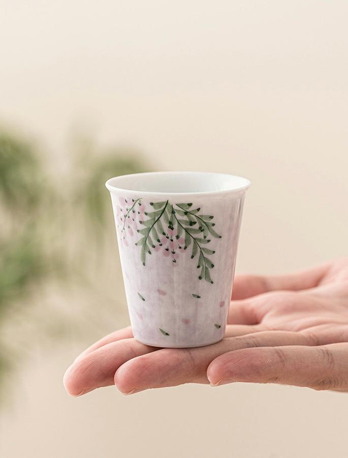 Blush Willow Blossom Mini Tea Cup - Image 2