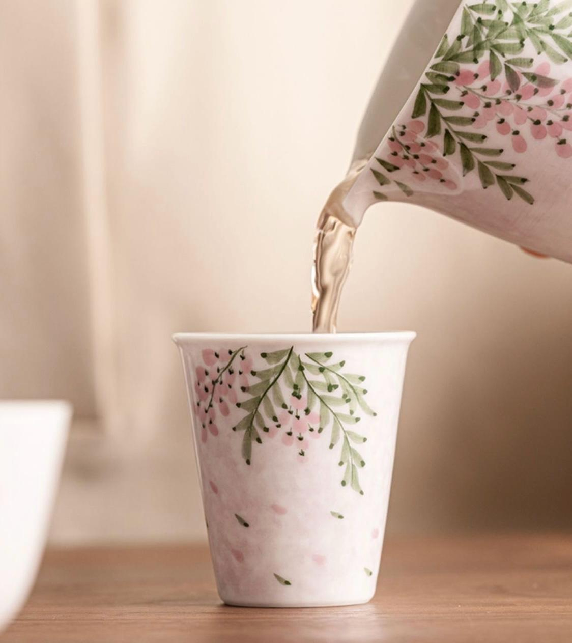 Blush Willow Blossom Mini Tea Cup - Image 5