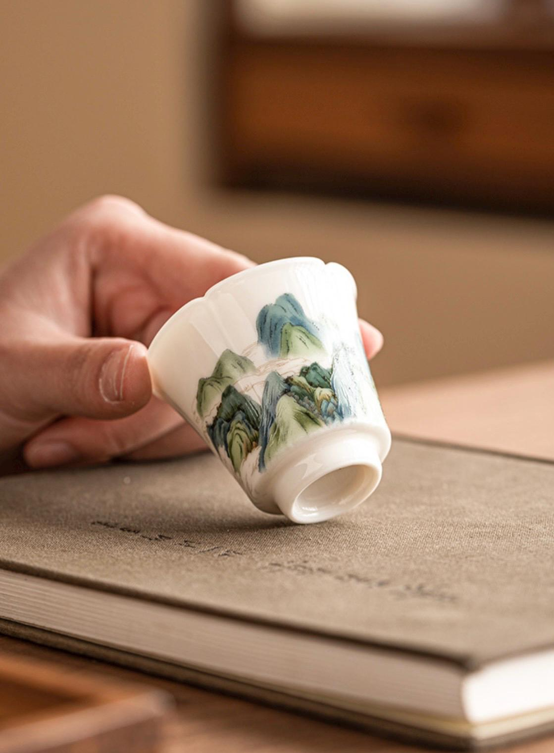 Landscape Kung Fu Ceramic Teacup