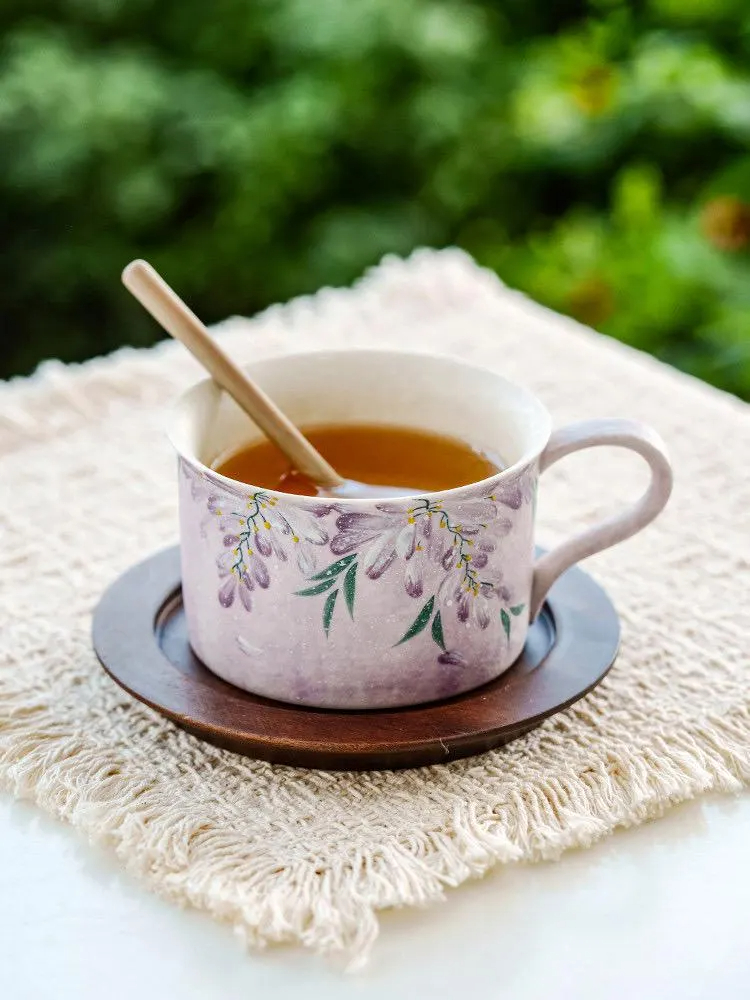Lavender Wisteria Tea Cup and Saucer Set - Image 5