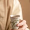 Bamboo Motif Mini Tea Cup
