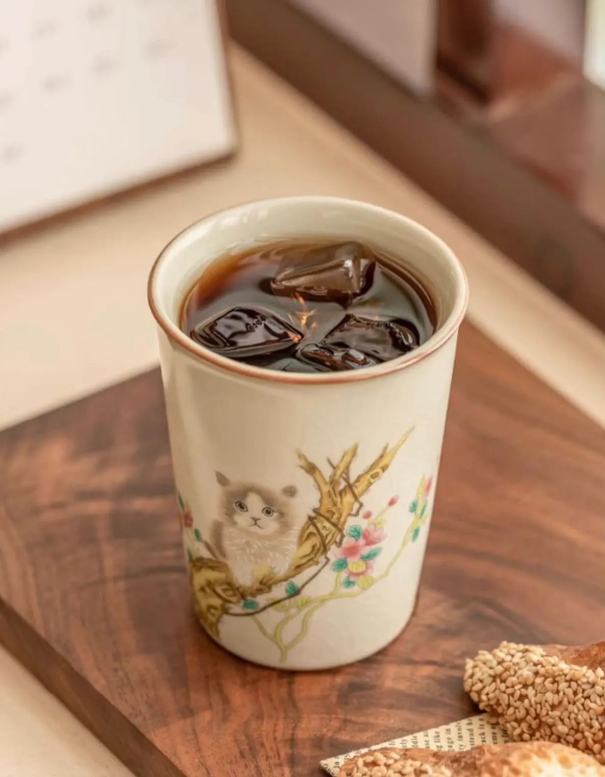 Vintage Chrysanthemum Mini Tea Cup - Image 4