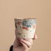 Maple Blossom Speckled Ceramic Coffee Cup