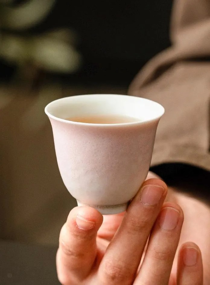 Blush Pink Mini Tea Cup - Image 3